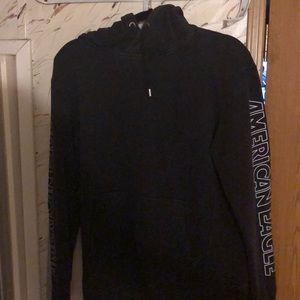 Black American Eagle Hoodie